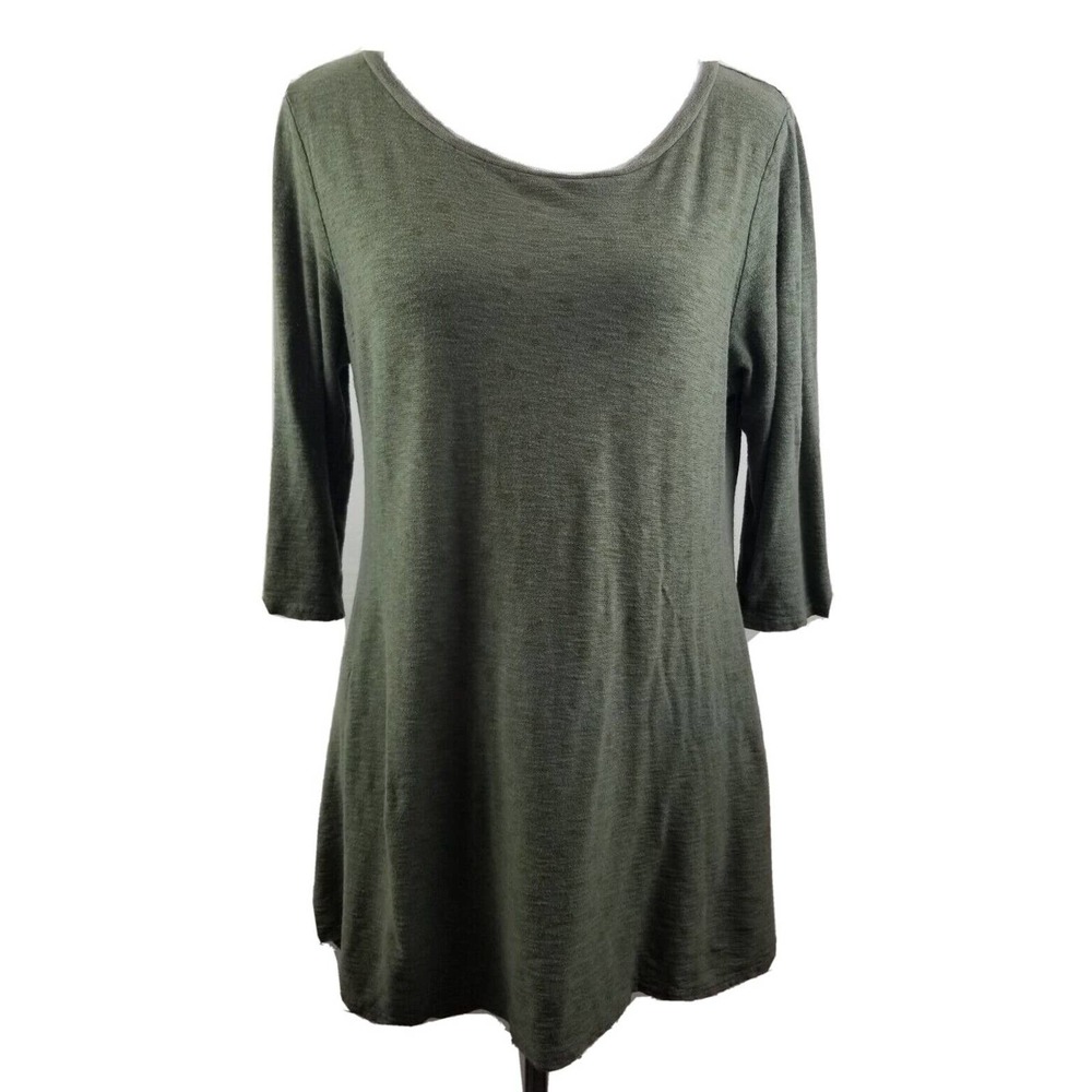 CUT LOOSE TUNIC Top Small Linen Womens San Francisco Lagenlook boho Asymmetrical